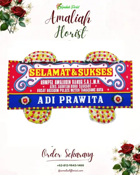 Papan Bunga Ucapan Selamat Kalimulya